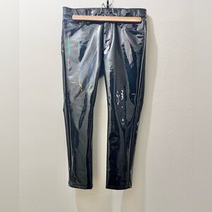 JUNYA WATANABE Comme des Garçons Polyester Jean Cut Casual Pants in Black, Sz XS